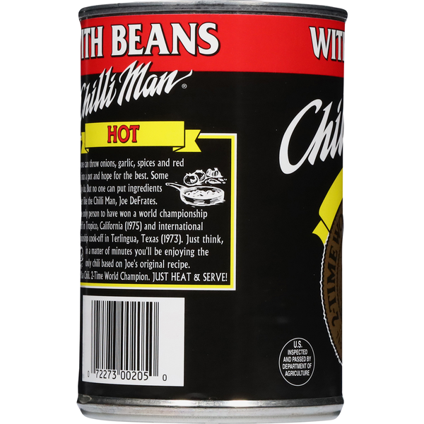 Chilli Man Chili, with Beans, Hot