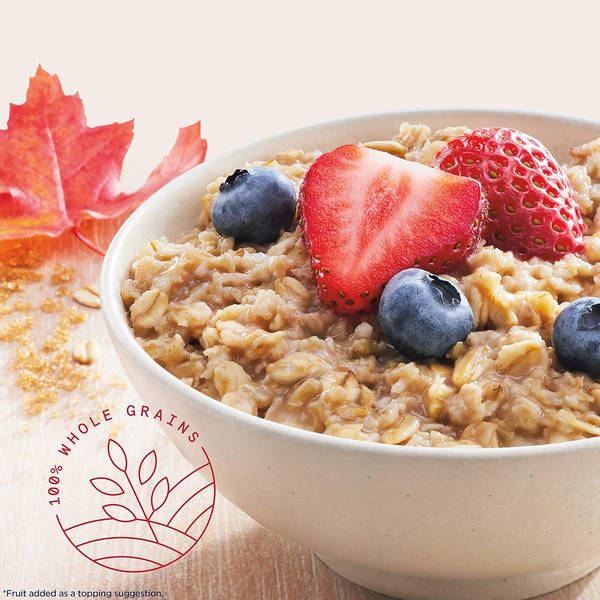 Quaker Fiber Instant Oatmeal Maple & Brown Sugar