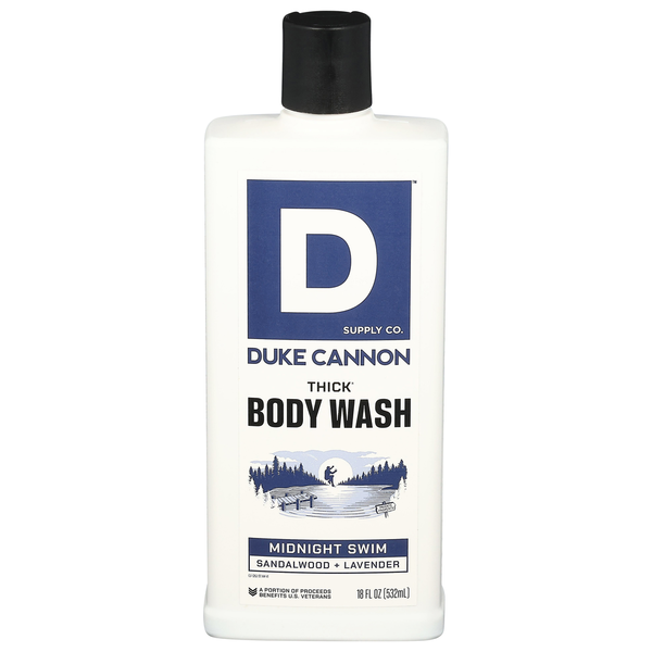 Duke Cannon Supply Co. Body Wash, Midnight Swim/Sandalwood + Lavender