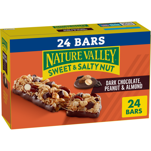 Nature Valley Dark Chocolate Peanut Almond Sweet and Salty Nut Bars