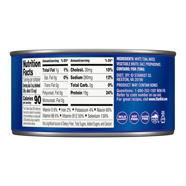 StarKist Albacore Tuna, Solid White