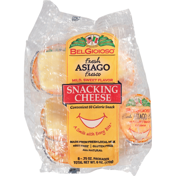 BelGioioso Snacking Cheese, Fresh Asiago