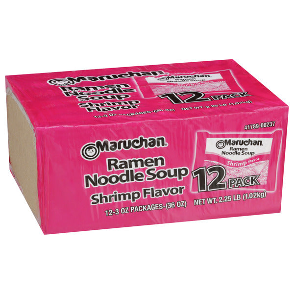 Maruchan Ramen Noodle Soup Shrimp Flavor 12 Pack