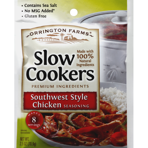 Orrington Farms Slow Cookers Seasoning, Southwest Style Chicken