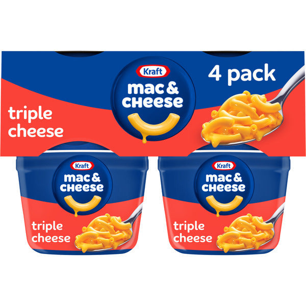 Kraft Triple Cheese Mac & Cheese Easy Microwavable Dinner