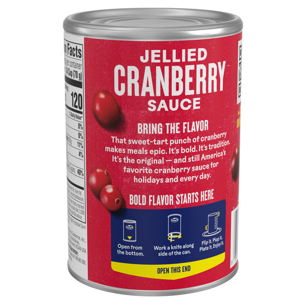 Ocean Spray Jellied Cranberry Sauce, Canned Side Dish