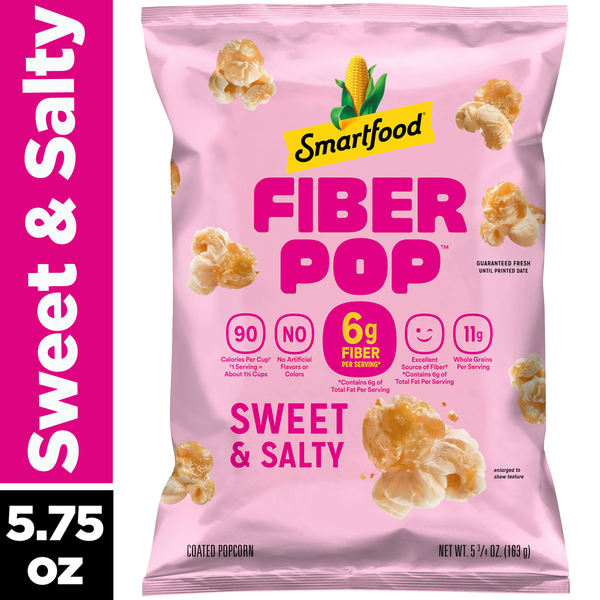 Smartfood Fiber Pop Popcorn Sweet & Salty