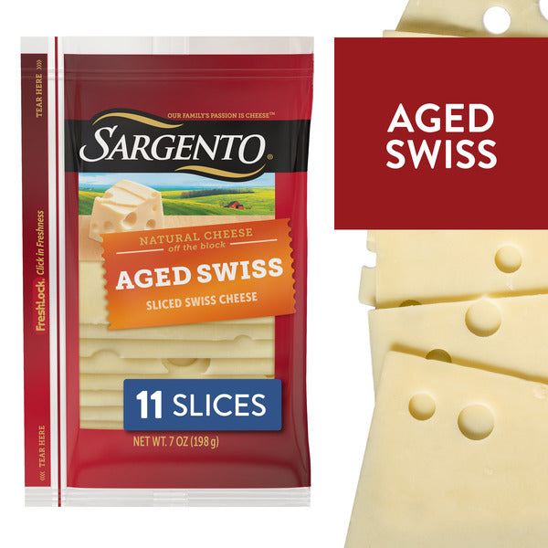 Sargento Natural Aged Swiss Cheese