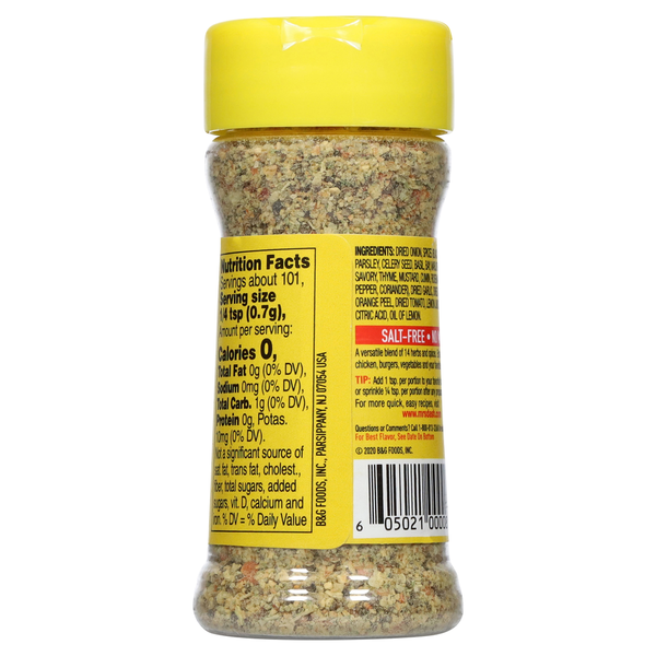 Dash Salt-Free Original Seasoning Blend, Kosher, 2.5 OZ