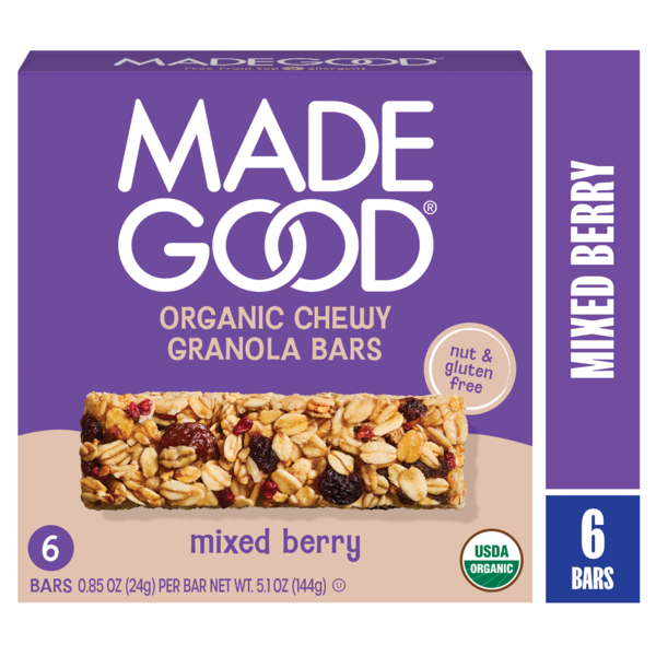 MadeGood Mixed Berry Granola Bars