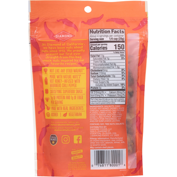 Diamond Walnuts, Hot Honey