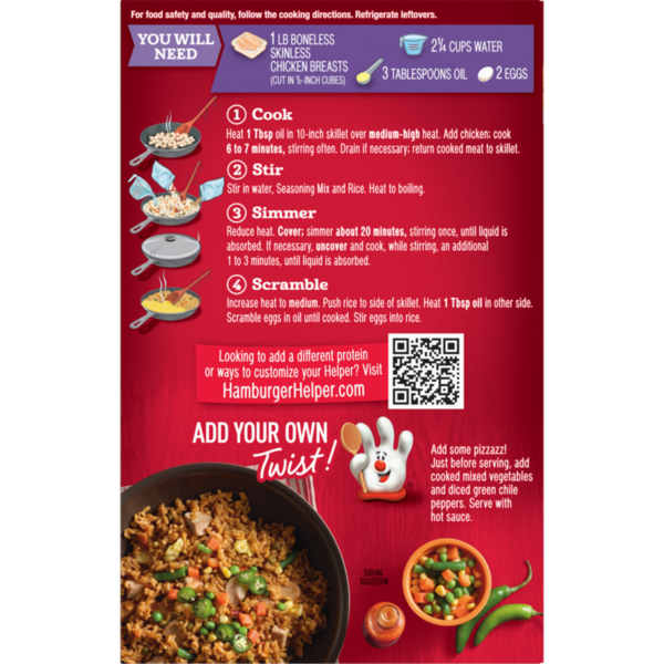 Helper Chicken Fried Rice DestGlow