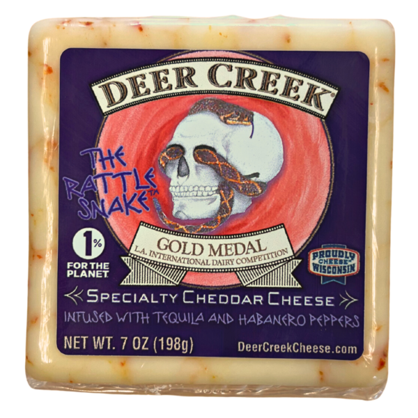 Deer Creek The Rattlesnake, Cheddar Cheese with Tequila and Habanero Pepper