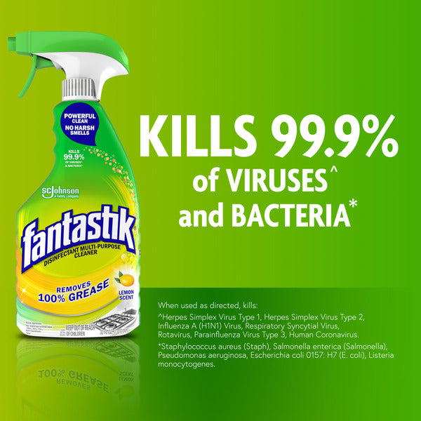 fantastik® All-Purpose Cleaner, Trigger Bottle, Lemon Scent