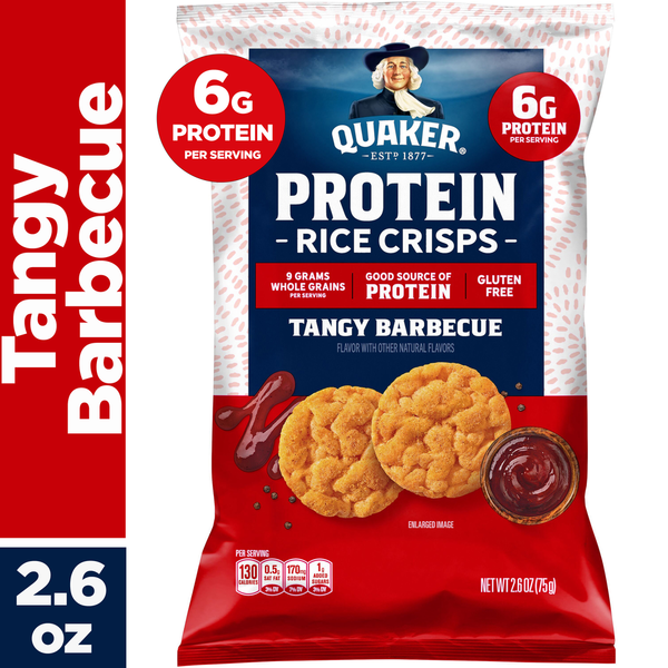 Quaker Protein Rice Crisps Tangy Barbecue
