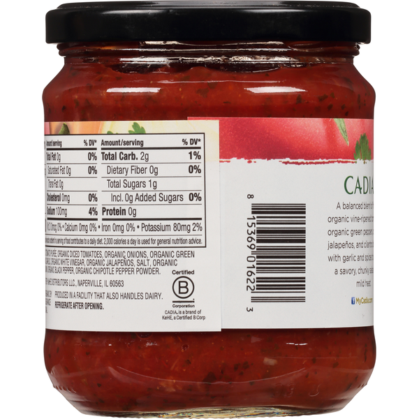 CADIA Salsa, Organic, Mild