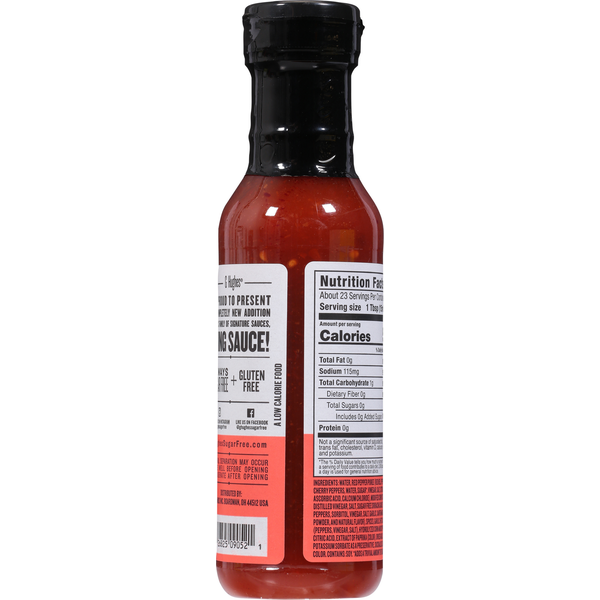 G Hughes Wing Sauce, Sugar Free, Thai Chili