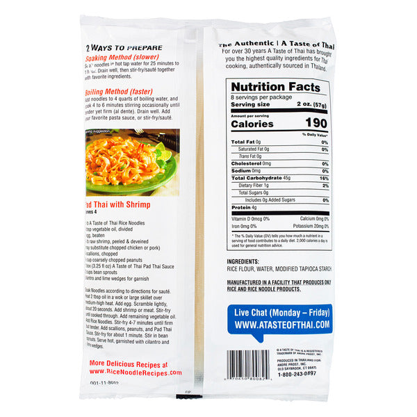 A Taste of Thai Rice Noodles, Linguine