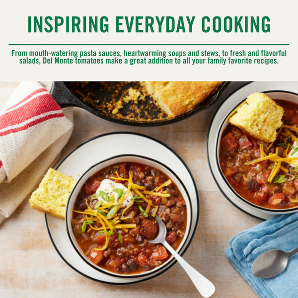 Del Monte Original Recipe Stewed Tomatoes with Onions, Celery & Green Peppers
