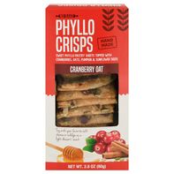 NU BAKE Cranberry Oat Phyllo Crisps️