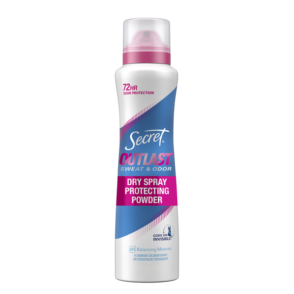 Secret Outlast Dry Spray Protecting Powder Antiperspirant Deodorant