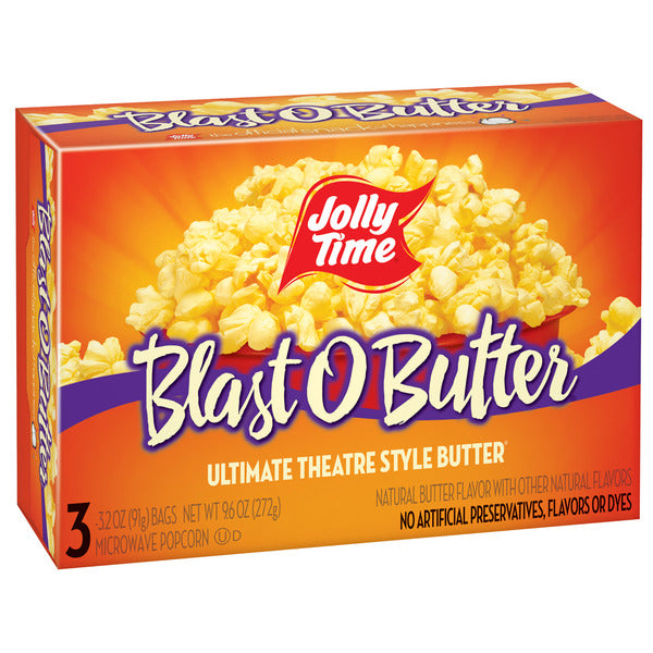 Jolly Time Blast O Butter Microwave Popcorn
