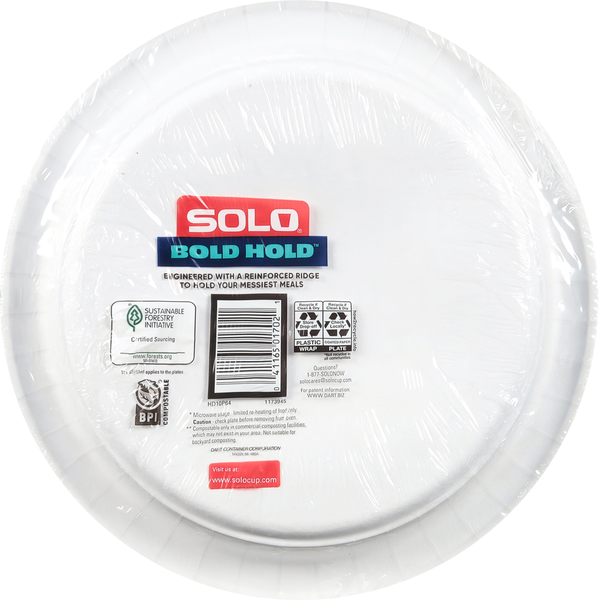 SOLO Paper Plates, Max Strength