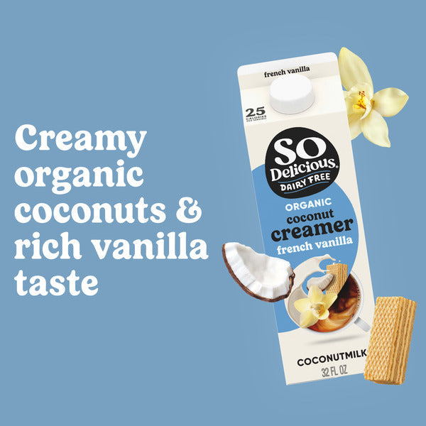 So Delicious Dairy Free French Vanilla Coconutmilk Organic Creamer