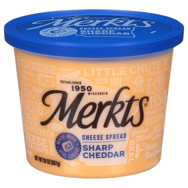 Merkts Cheese Spread, Sharp Cheddar