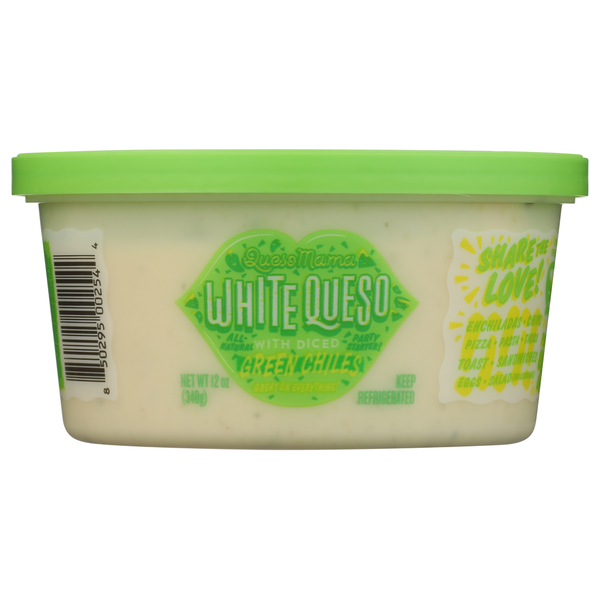 Queso Mama White Queso with Diced Green Chiles