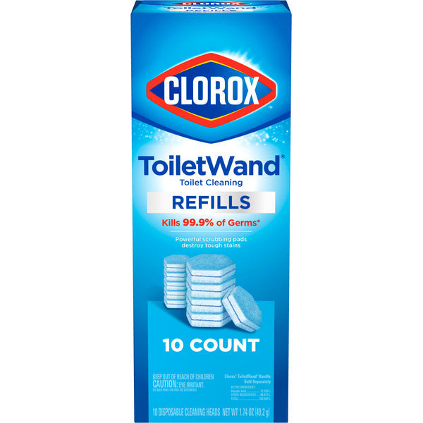 Clorox ToiletWand® Disinfecting Refills, Disposable Wand Heads