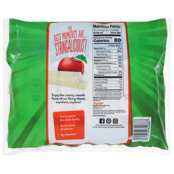 Frigo Cheese Heads Original Mozzarella String Cheese
