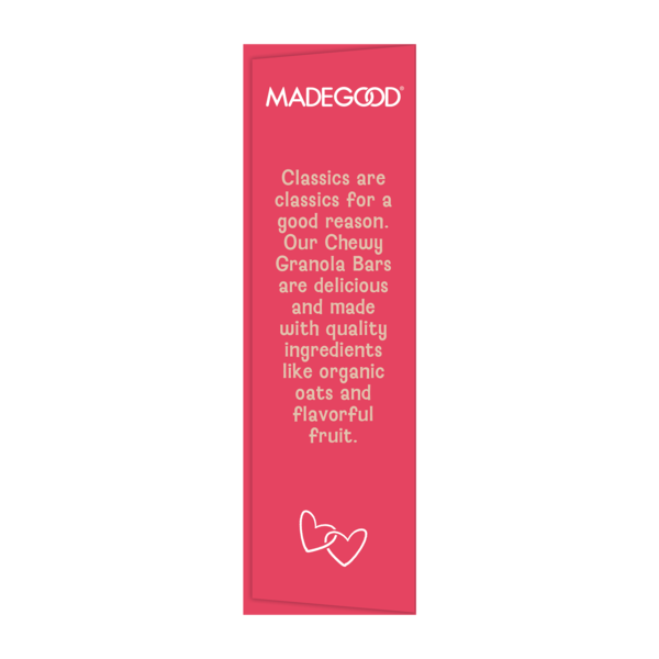 MadeGood Strawberry Granola Bars 6pk