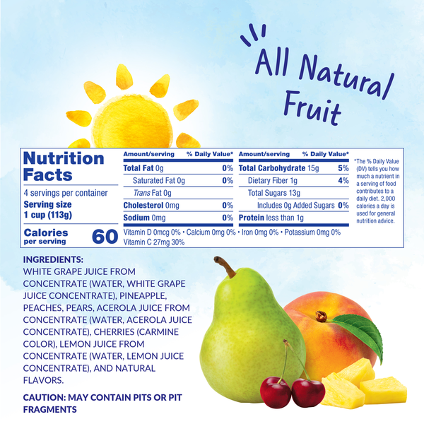 Dole Fruit Juice, Cherry Mixed Fruit