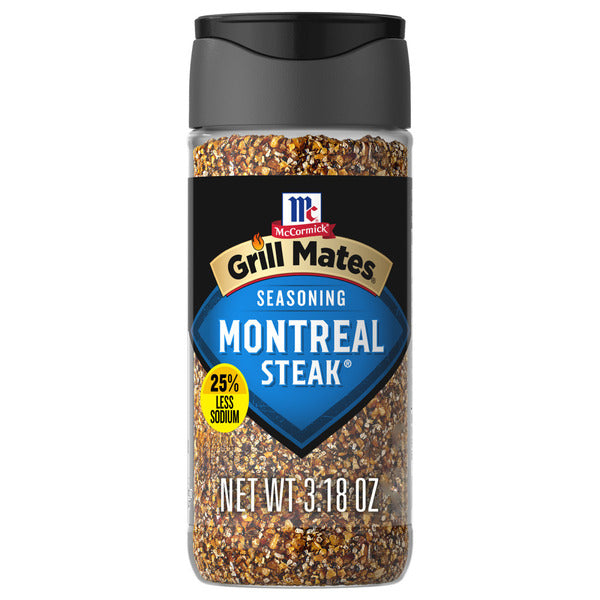 McCormick® GRILL MATES 25% Less Sodium Montreal Steak Seasoning