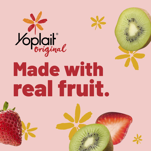 Yoplait Original Low Fat Strawberry Kiwi Yogurt Cup