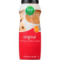 Food Club Coffee Creamer, Non-Dairy, Original️