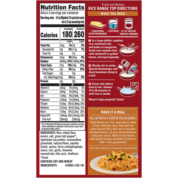 Rice-A-Roni Spanish Rice Mix