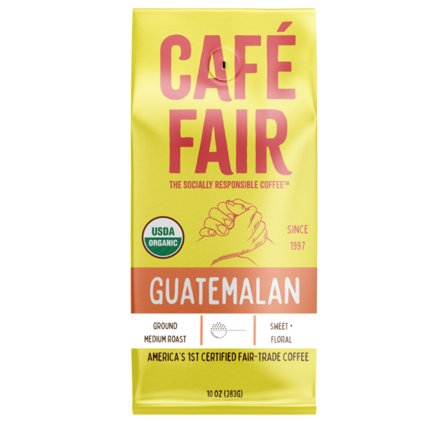 Café Fair Organic Guatemalan Medium Roast, Ground Coffee, Fair Trade