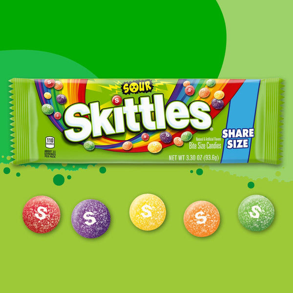 Skittles Sour Candy Share Size