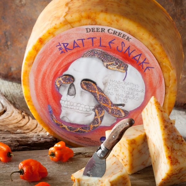 Deer Creek The Rattlesnake, Cheddar Cheese with Tequila and Habanero Pepper
