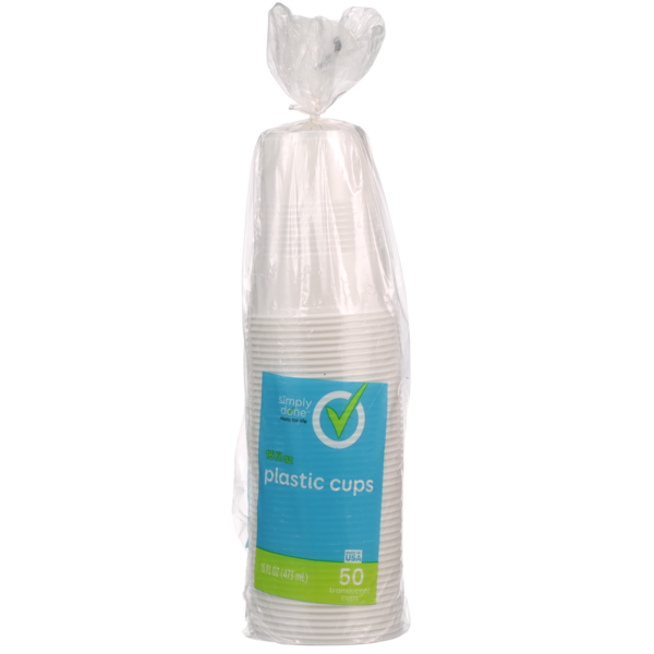 Simply Done Clear Plastic Cup