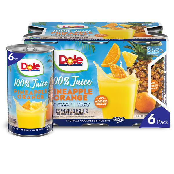 Dole 100% Juice, Pineapple Orange