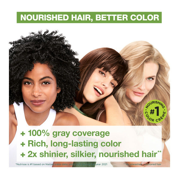 Garnier Nourishing Hair Color Creme, 50 Medium Natural Brown (Truffle)