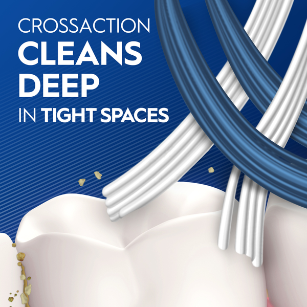 Oral-B Pro Clean Cross Action Toothbrushes, Medium, 2 Count