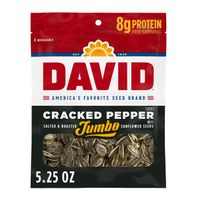 DAVID Sunflower Seeds, Cracked Pepper Flavor️