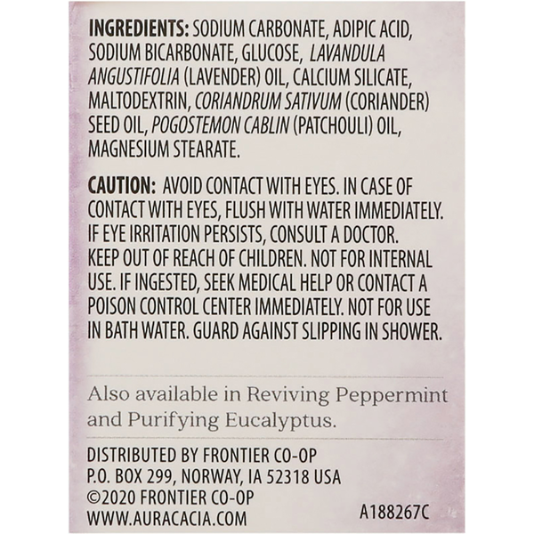 Aura Cacia Shower Tablets, Aromatherapy, Relaxing Lavender