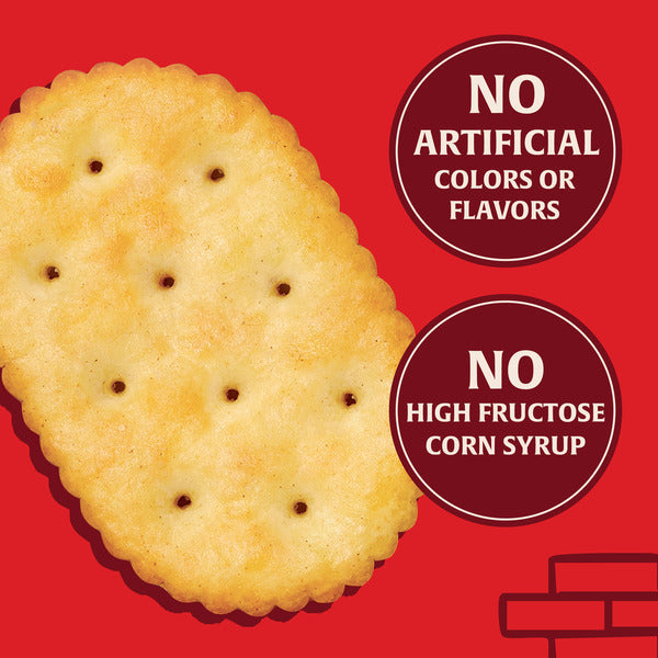 Town House Original Oven Baked Crackers, Salty Snacks, 13.8 oz