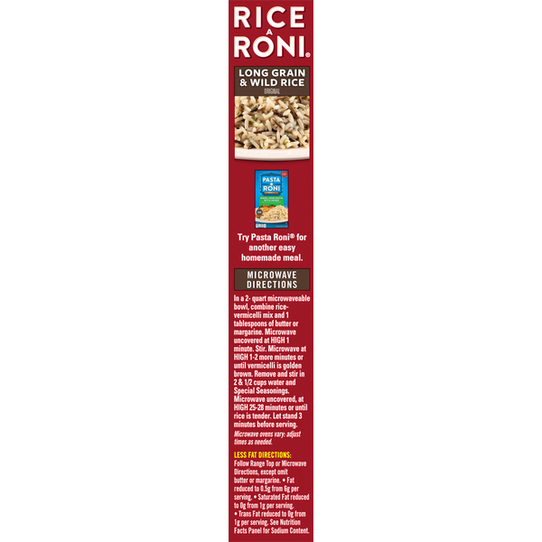 Rice-A-Roni Long Grain & Wild Rice