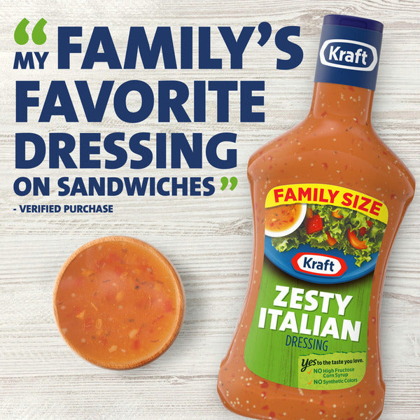 Kraft Zesty Italian Dressing Family Size